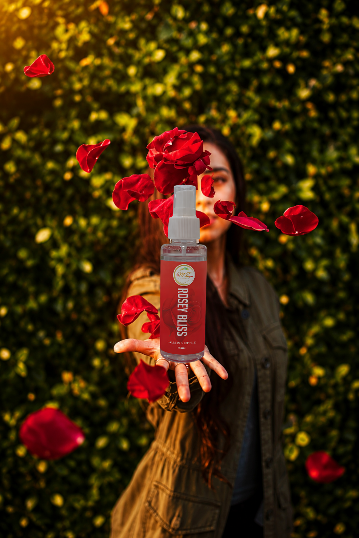 Rosy Bliss(Rose water) 100%pure steamed distilled (150ml) - Image 4