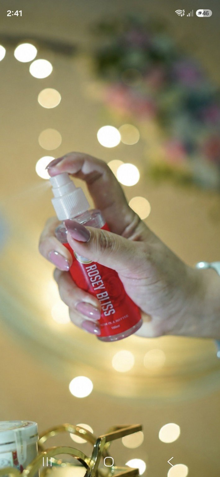 Rosy Bliss(Rose water) 100%pure steamed distilled (150ml) - Image 6